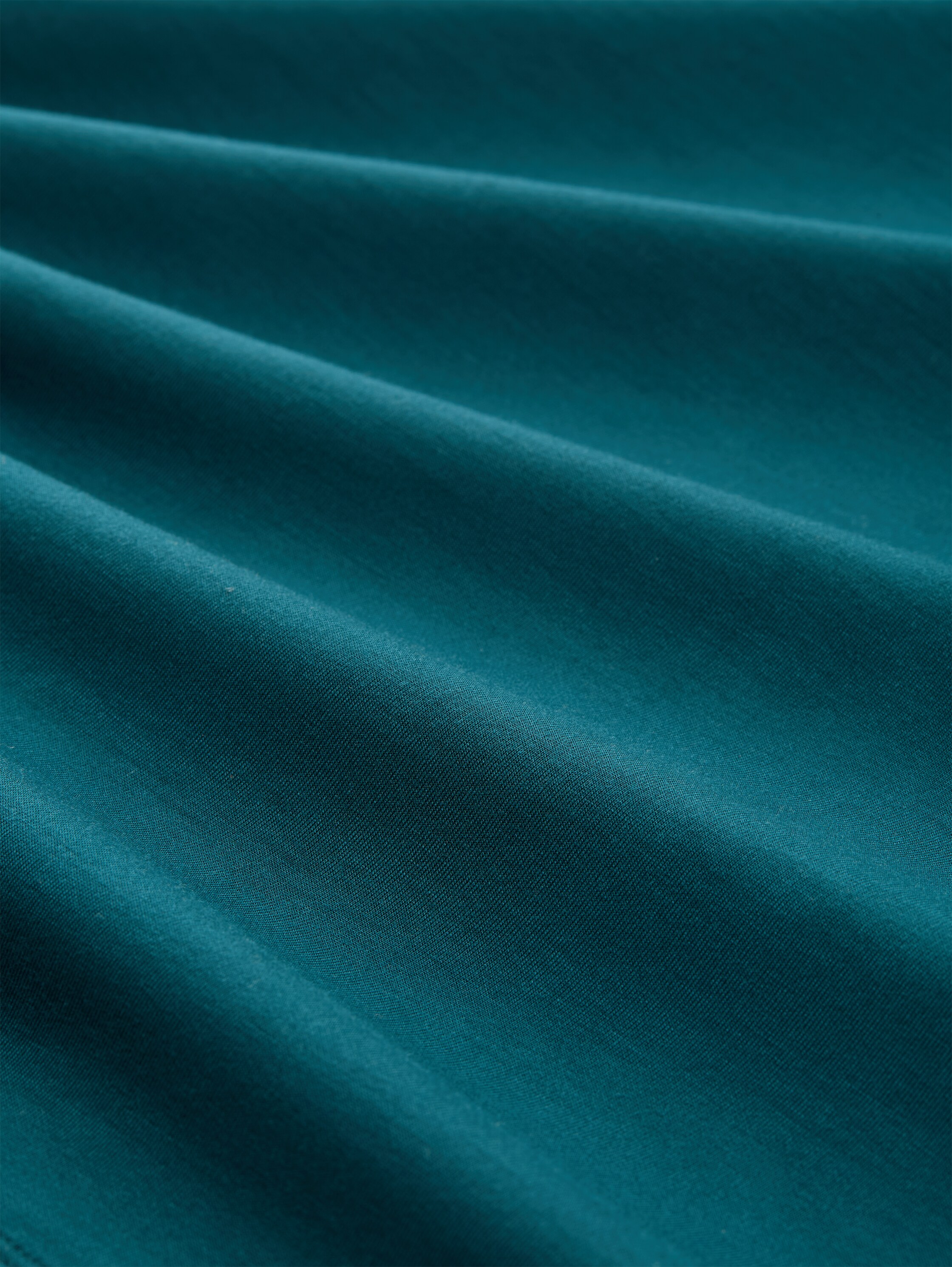 Loose fit scuba T-shirt with breast pocket - Deep Meadow Green - Material view