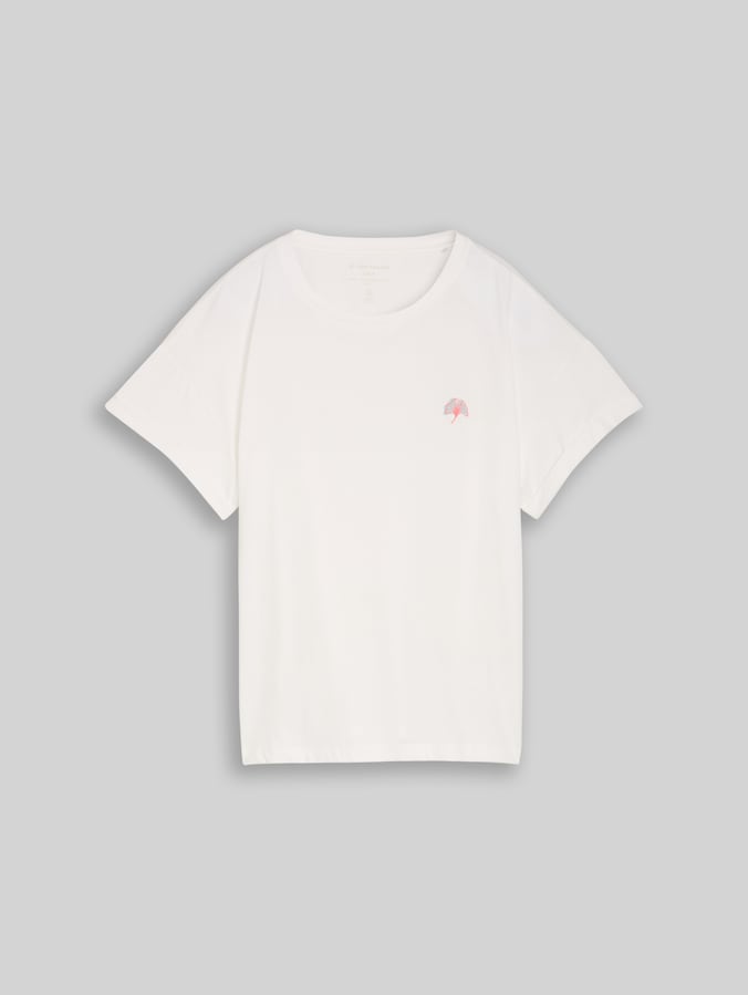 T-shirt brodé par Women, Soft Clear White
