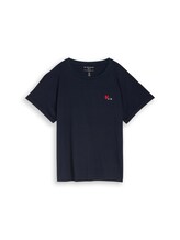 Nicht ausgewählt, T-Shirt mit Stickerei von , blau