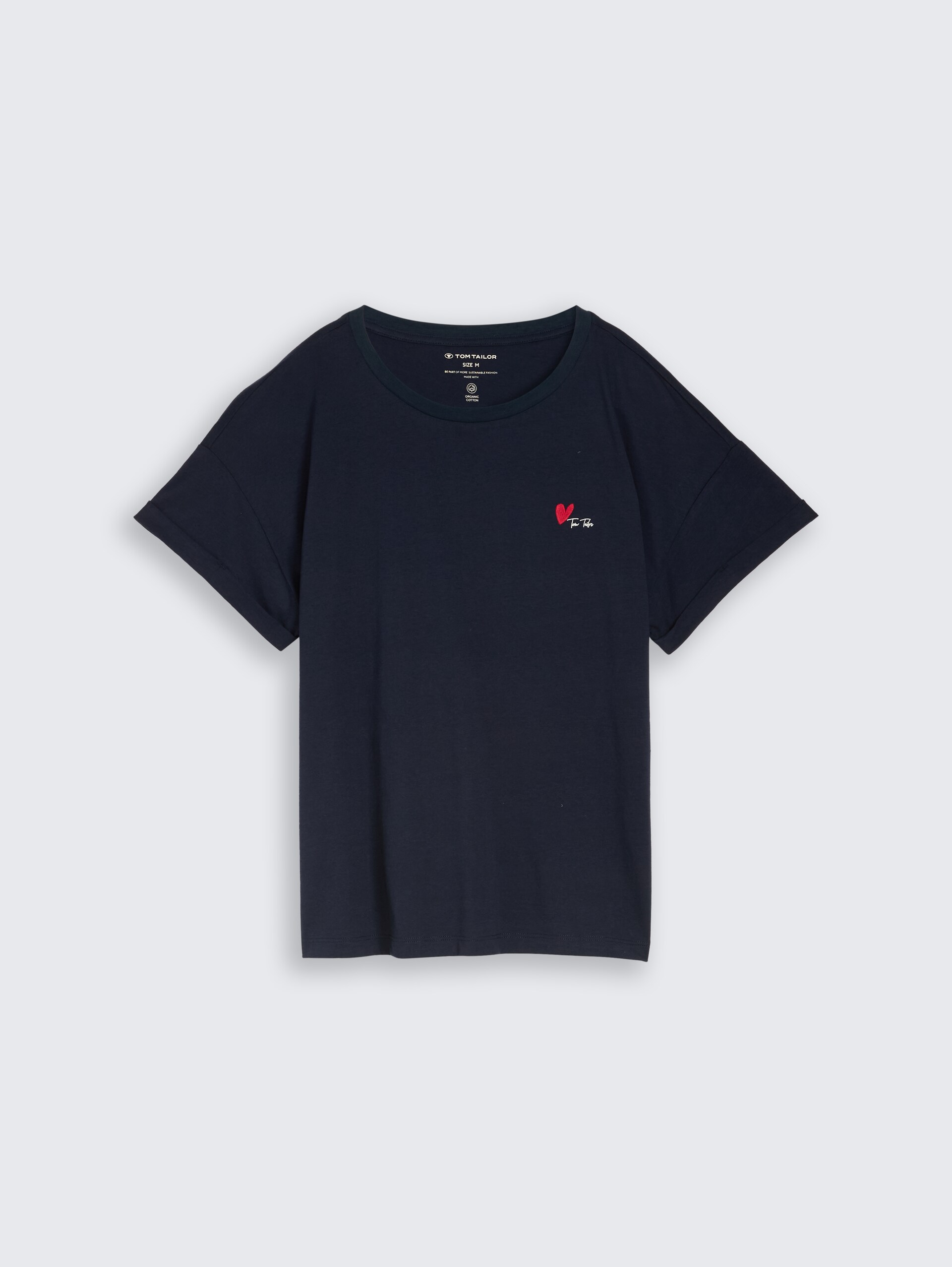 T-Shirt mit Stickerei - sky captain blue - Vorder-Produkt-Ansicht