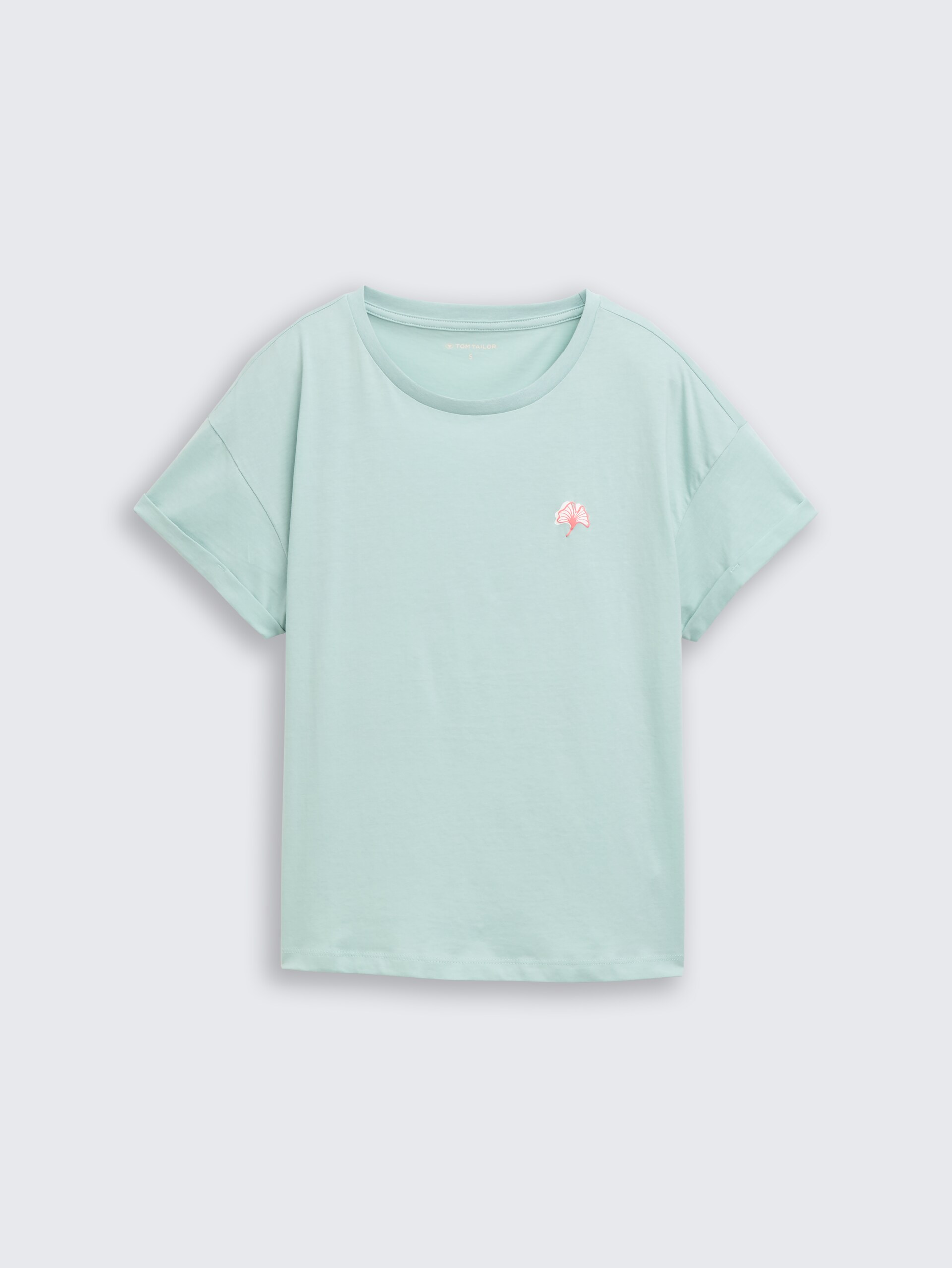 T-Shirt mit Stickerei - blue haze - Vorder-Produkt-Ansicht