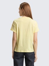 T-shirt avec broderie - soft lemon - Découpe Vue arrière du modèle