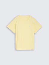 T-shirt avec broderie - soft lemon - Vue de face du produit