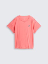T-shirt avec broderie - soft coral pink - Vue de face du produit