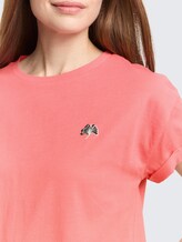 T-shirt avec broderie - soft coral pink - Vue détaillée du modèle