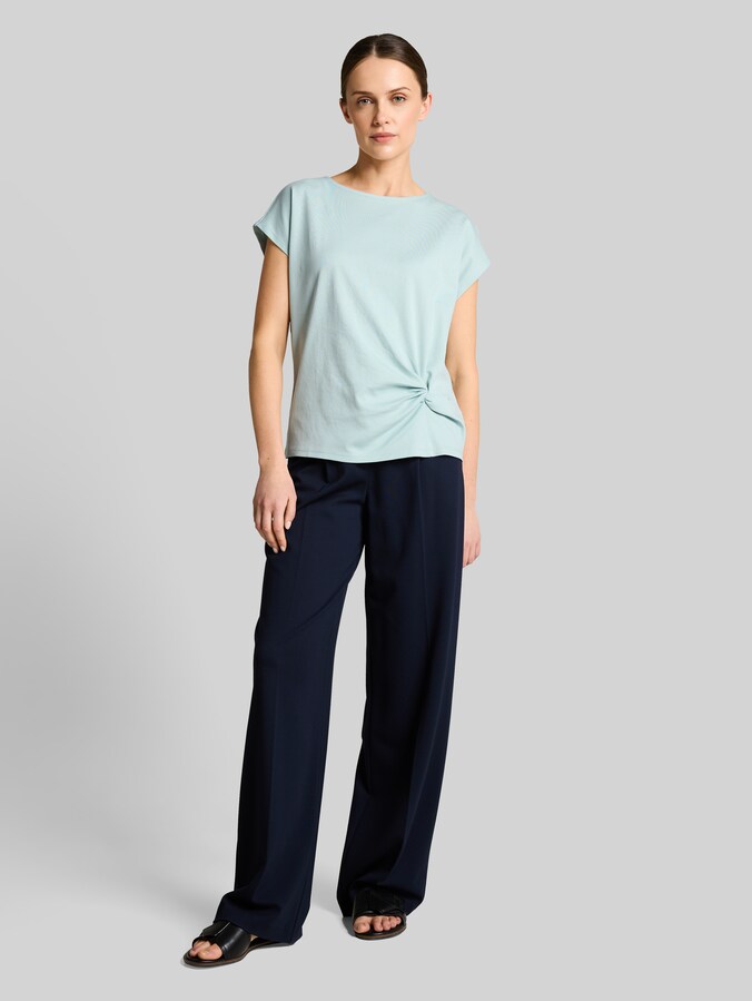 T-shirt met knoopdetail door Women, blue haze
