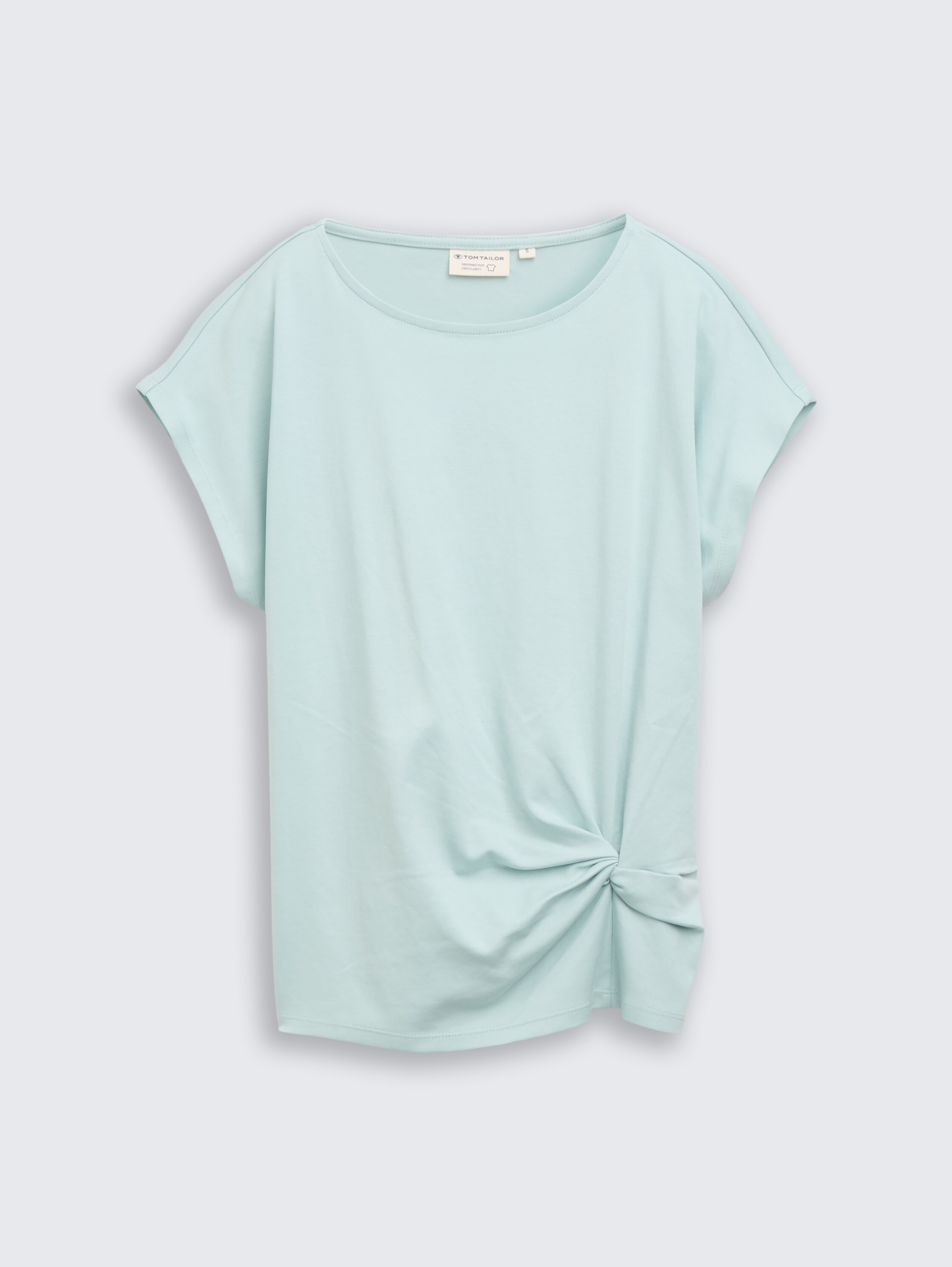 T-Shirt mit Knotendetail - blue haze - Vorder-Produkt-Ansicht