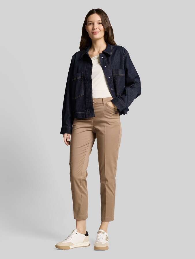 TTMIA SLIM broek door Women, taupe grey
