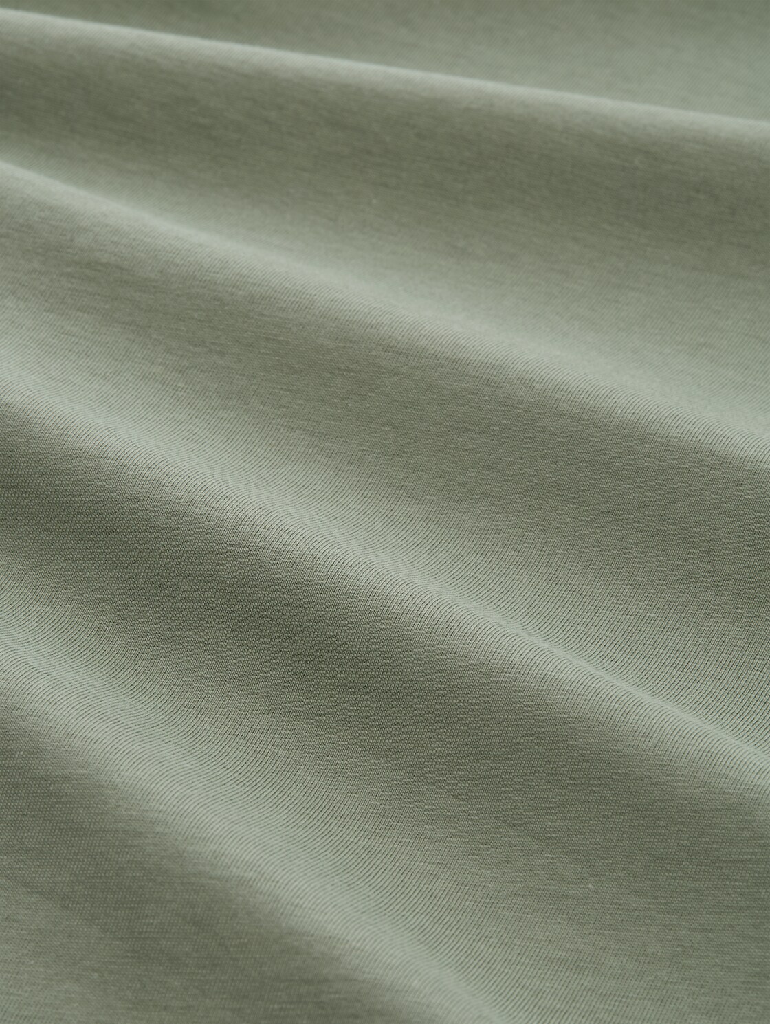 Relaxed Fit T-Shirt aus Baumwolle - Sea Spray - Material-Ansicht