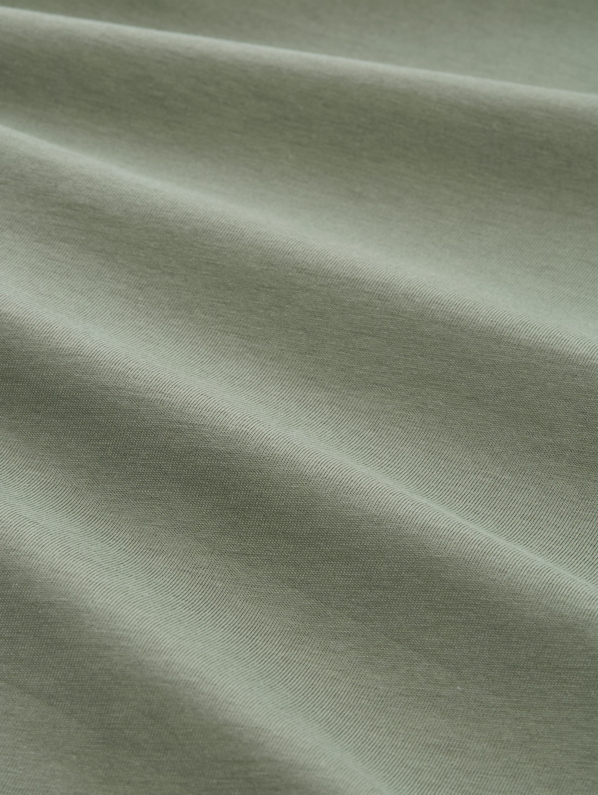 Relaxed Fit T-Shirt aus Baumwolle - Sea Spray - Material-Ansicht