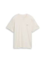 Ausgewählt, Relaxed Fit T-Shirt aus Baumwolle von Tom Tailor, weiß