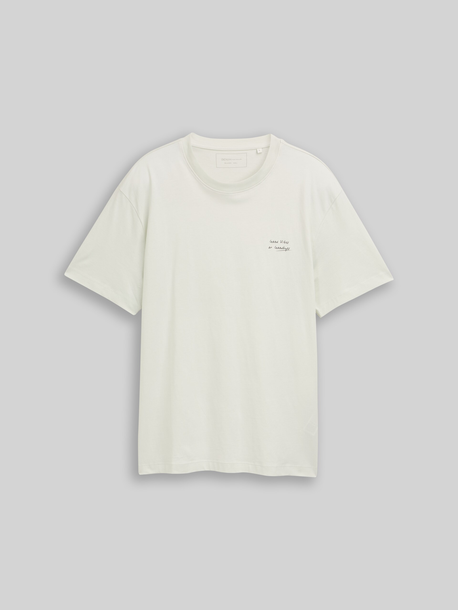 Relaxed Fit T-Shirt aus Baumwolle - frozen light mint - Vorder-Produkt-Ansicht