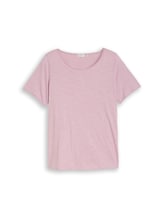 Nicht ausgewählt, Plus Size - T-Shirt aus Baumwolle von Tom Tailor, rosa