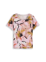 Ausgewählt, Plus Size - T-Shirt aus Baumwolle von Tom Tailor, rosa