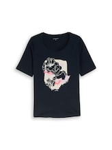Nicht ausgewählt, Plus Size - T-Shirt mit Print von Tom Tailor, blau