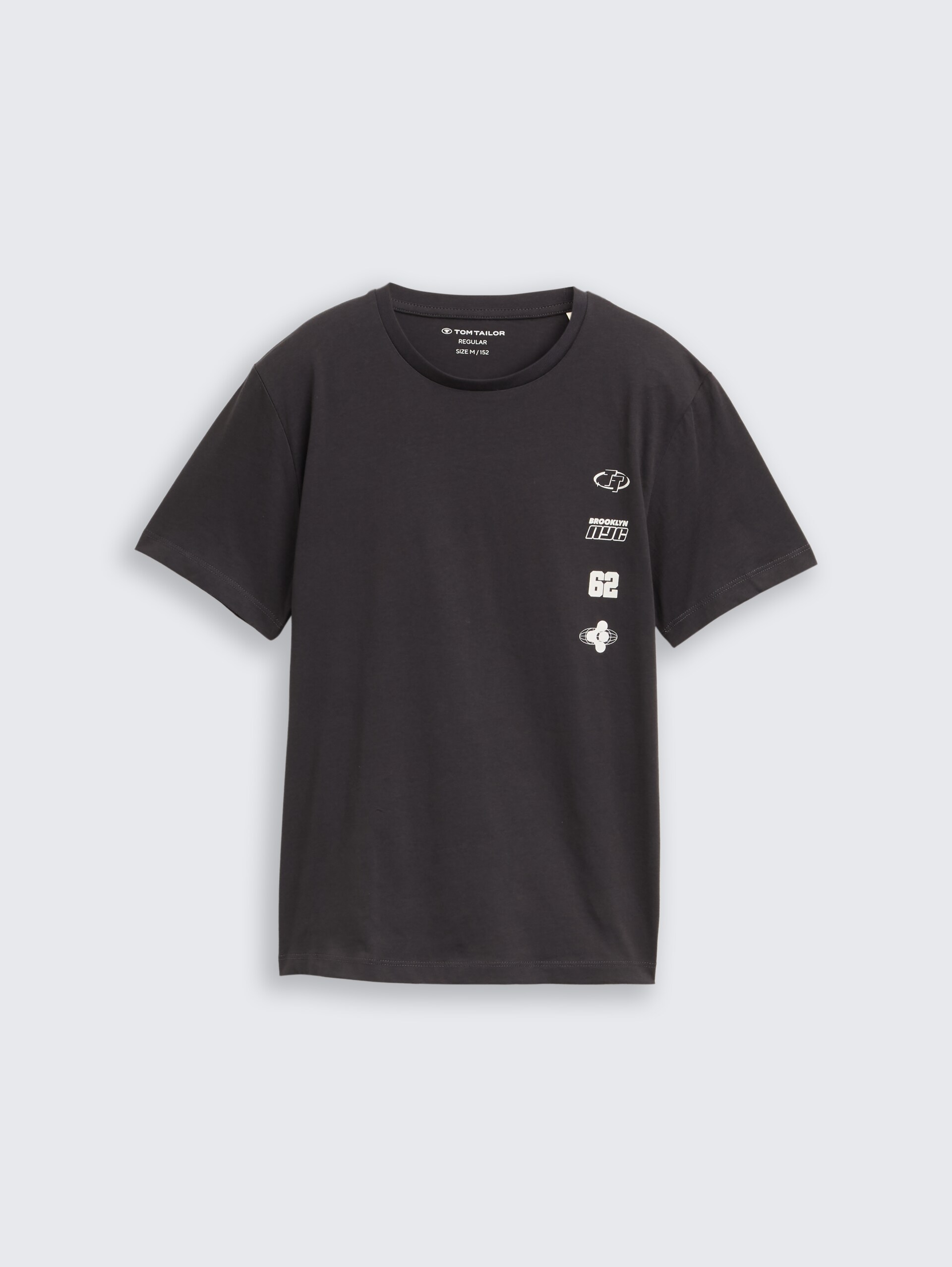 T-Shirt mit Print - coal grey - Vorder-Produkt-Ansicht