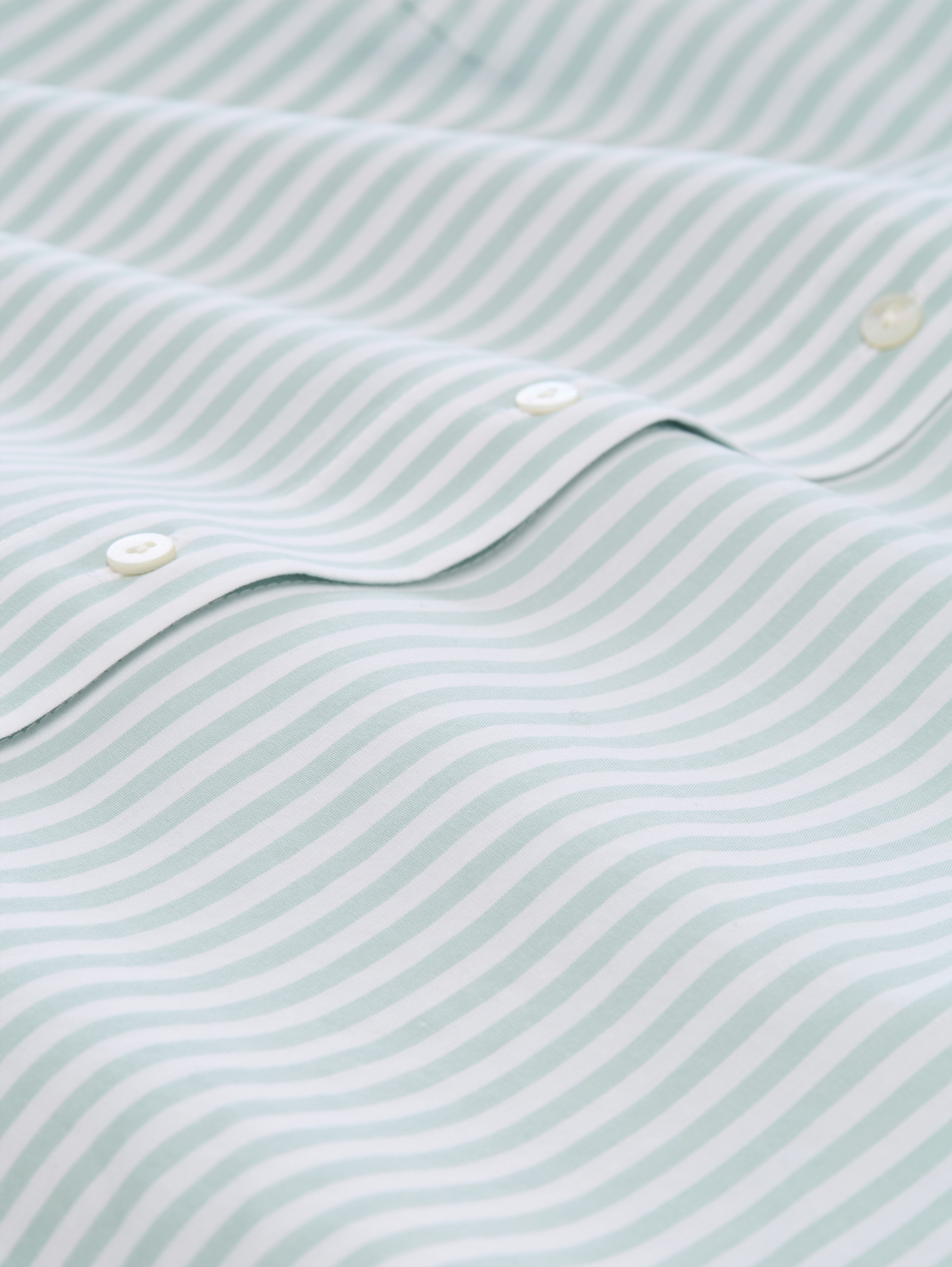 Plus Size - Hemdbluse mit Streifenmuster - blue haze white thin stripe - Material-Ansicht