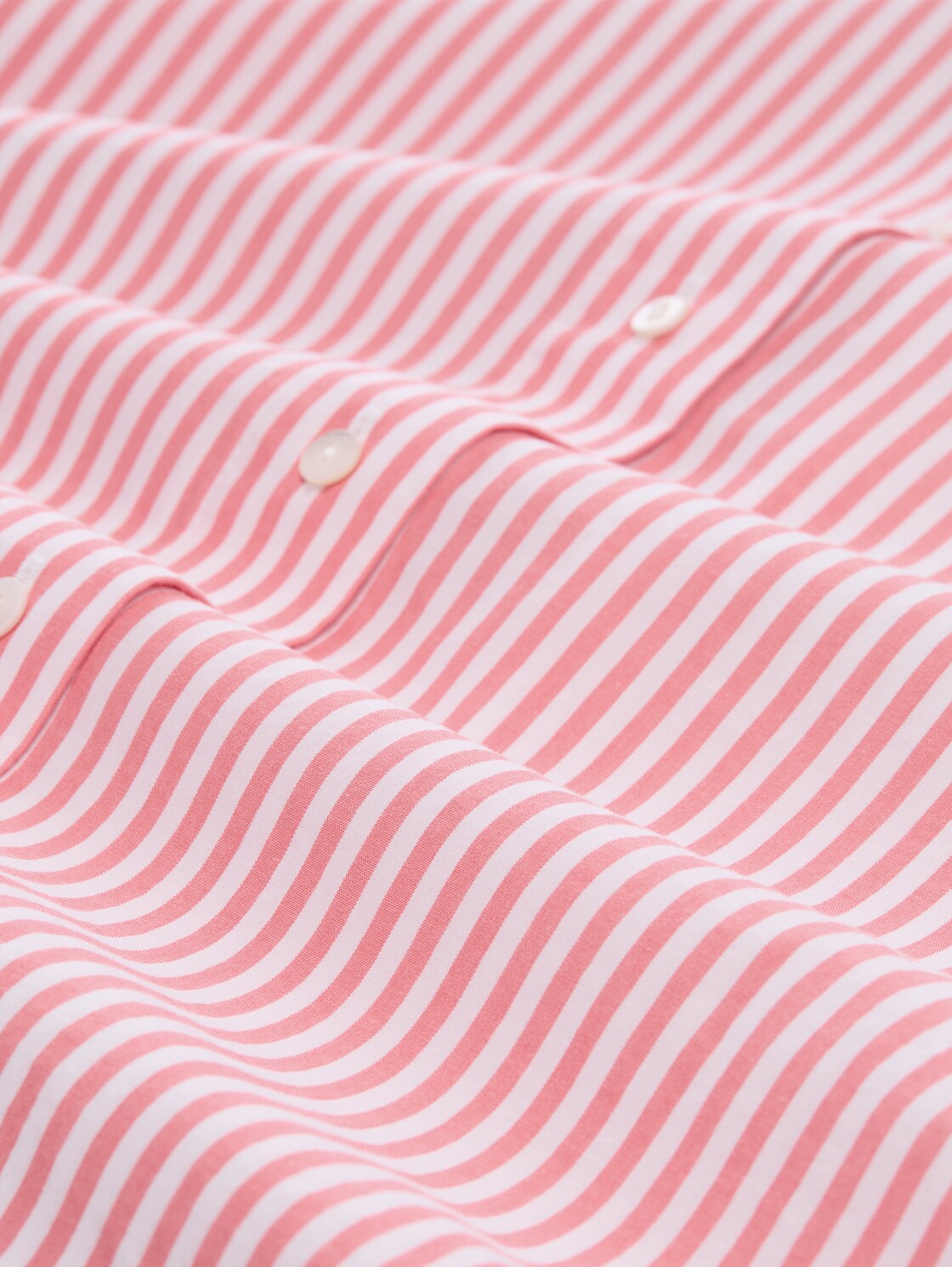 Plus Size - Hemdbluse mit Streifenmuster - soft coral white thin stripe - Material-Ansicht