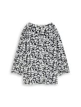 Ausgewählt, Plus Size - Bluse aus Viskose von Tom Tailor, blau