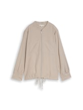 Ausgewählt, Plus Size - Loose Fit Bomberjacke mit Brusttaschen von Tom Tailor, grau