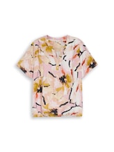 Ausgewählt, Plus Size - Bluse mit Muster von Tom Tailor, rosa