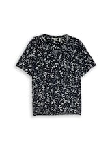 Nicht ausgewählt, Plus Size - Bluse mit Muster von Tom Tailor, blau