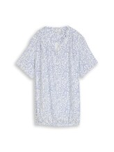 Ausgewählt, Plus Size - Bluse mit Muster von Tom Tailor, weiß