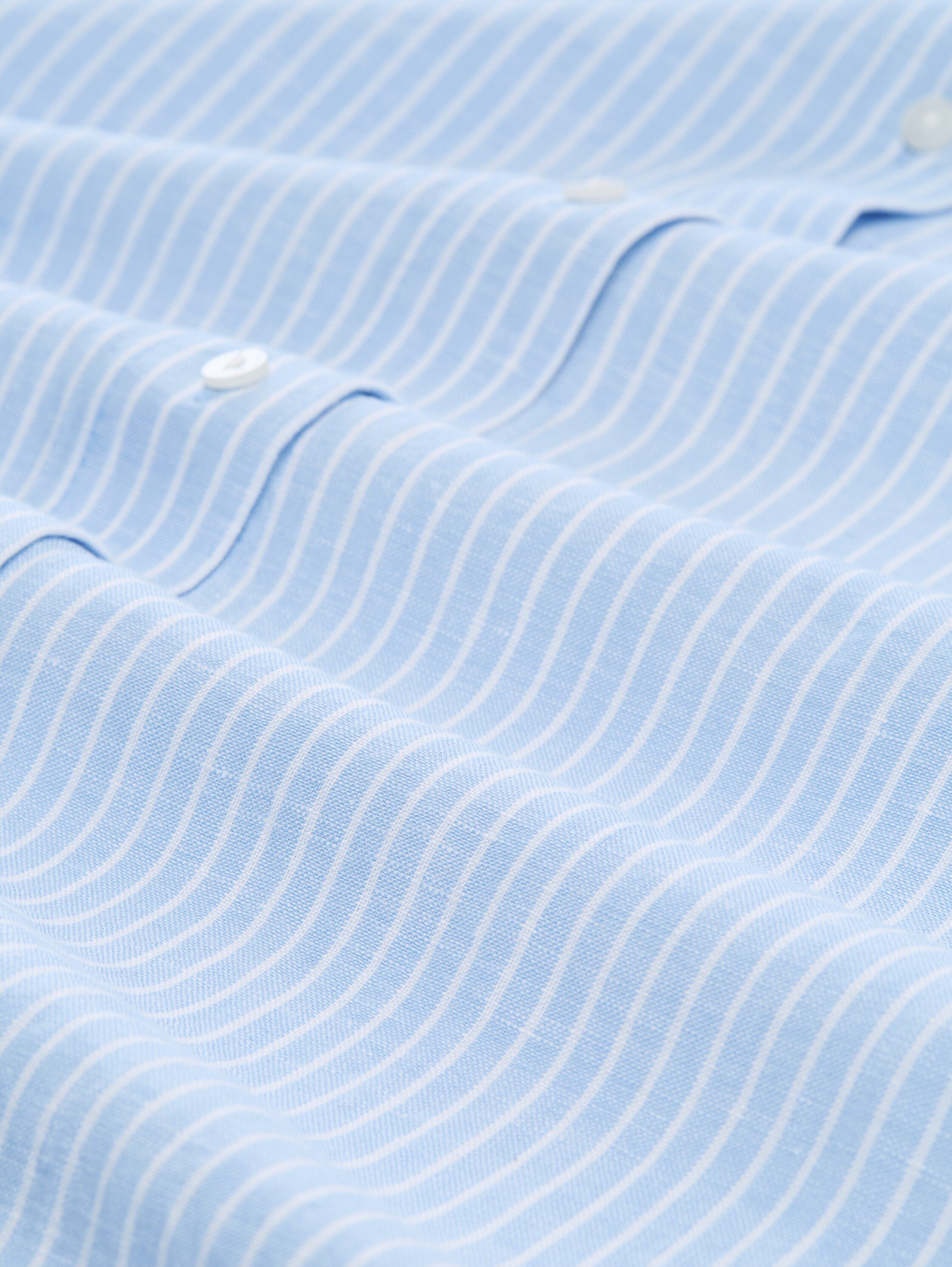 Plus Size - Bluse mit Leinenanteil - fjord_blue_irregular_stripe - 