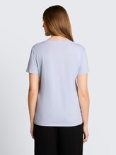 T-shirt avec broderie - mountain sky blue - Découpe Vue arrière du modèle