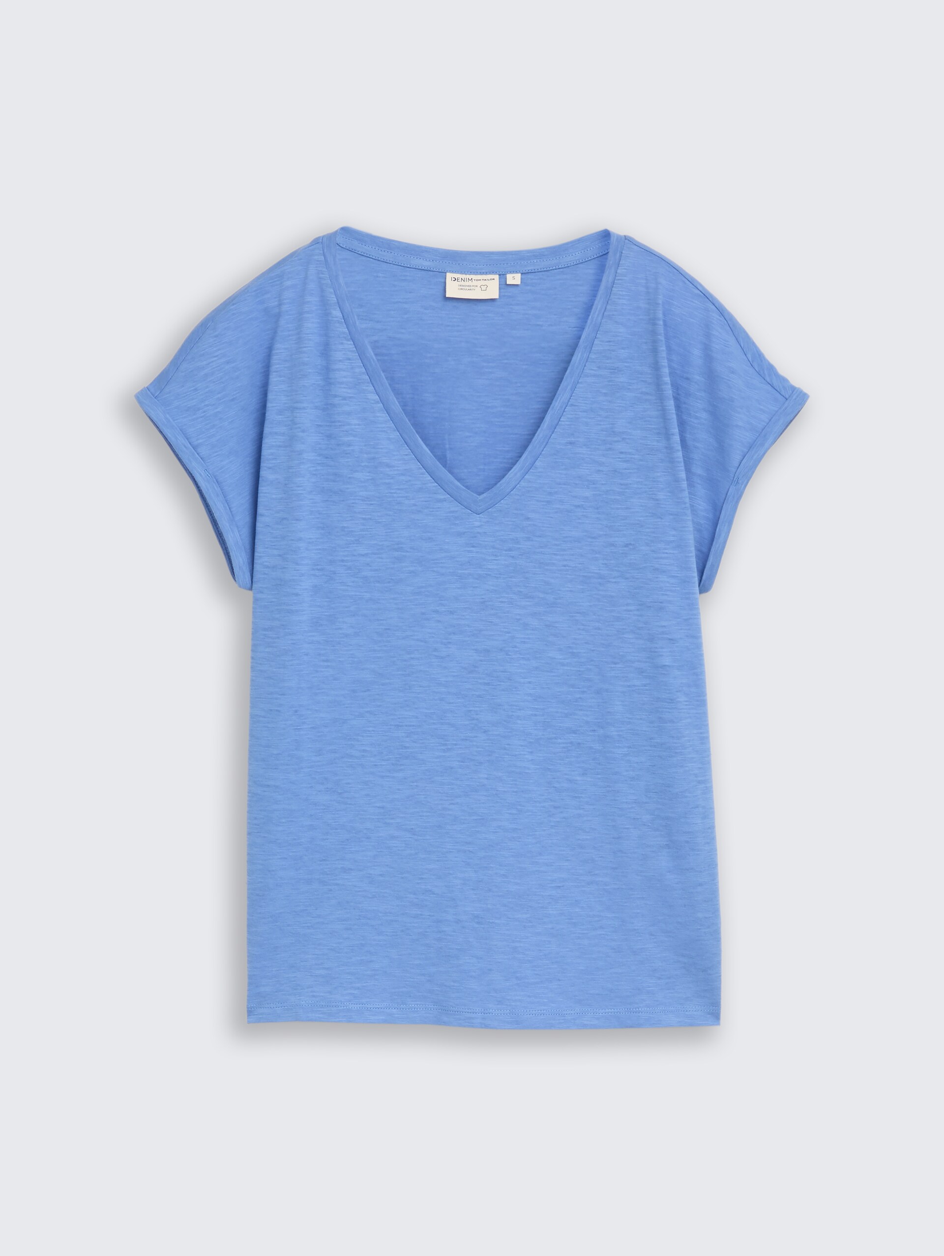 T-shirt van katoen - Bonnet Blue - Product vooraanzicht
