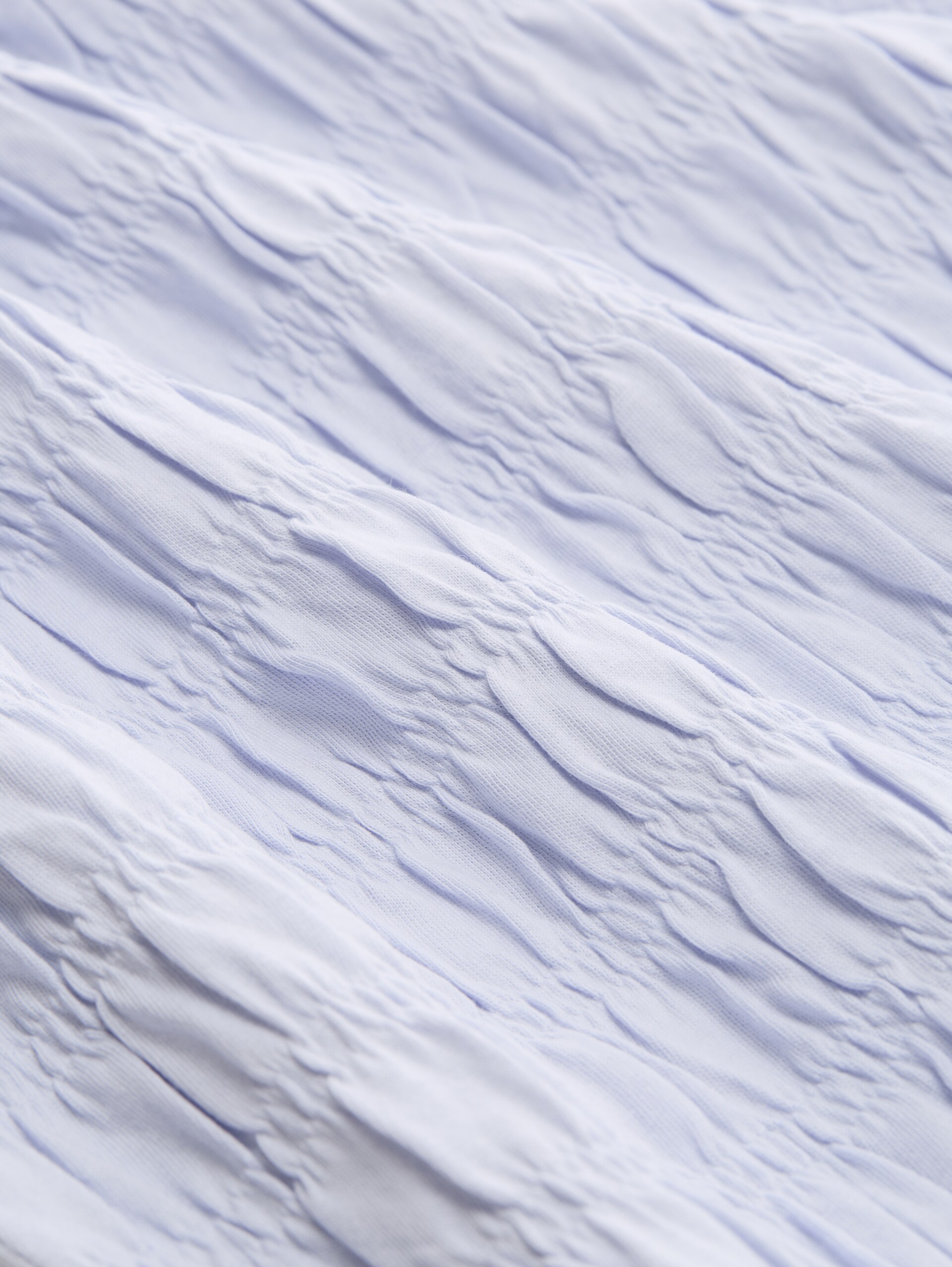 Gesmokte top met stretch - mountain sky blue - Materiaalweergave
