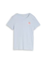 Ausgewählt, T-Shirt mit Print von Tom Tailor, blau
