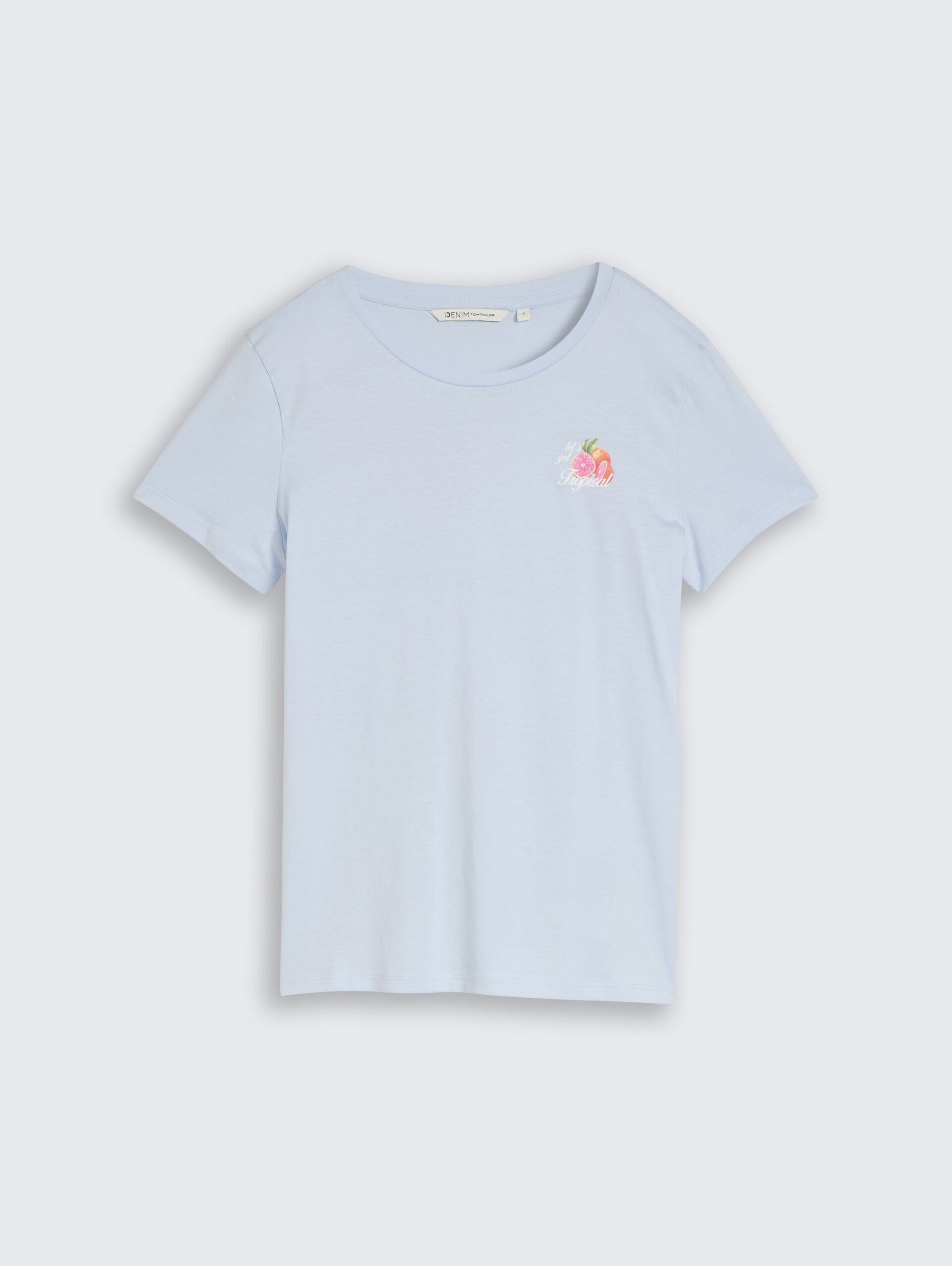 T-Shirt mit Print - mountain sky blue - Vorder-Produkt-Ansicht