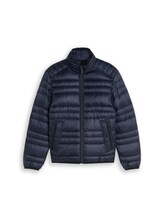 Sélectionné, Veste matelassée légère à col montant par Tom Tailor, bleu