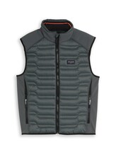Ausgewählt, Hybrid Steppweste mit Stehkragen von Tom Tailor, grün