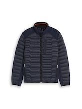 Ausgewählt, Lightweight Hybrid Steppjacke mit Stehkragen von Tom Tailor, blau