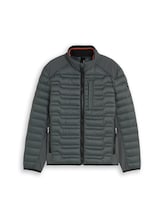 Nicht ausgewählt, Lightweight Hybrid Steppjacke mit Stehkragen von Tom Tailor, grün