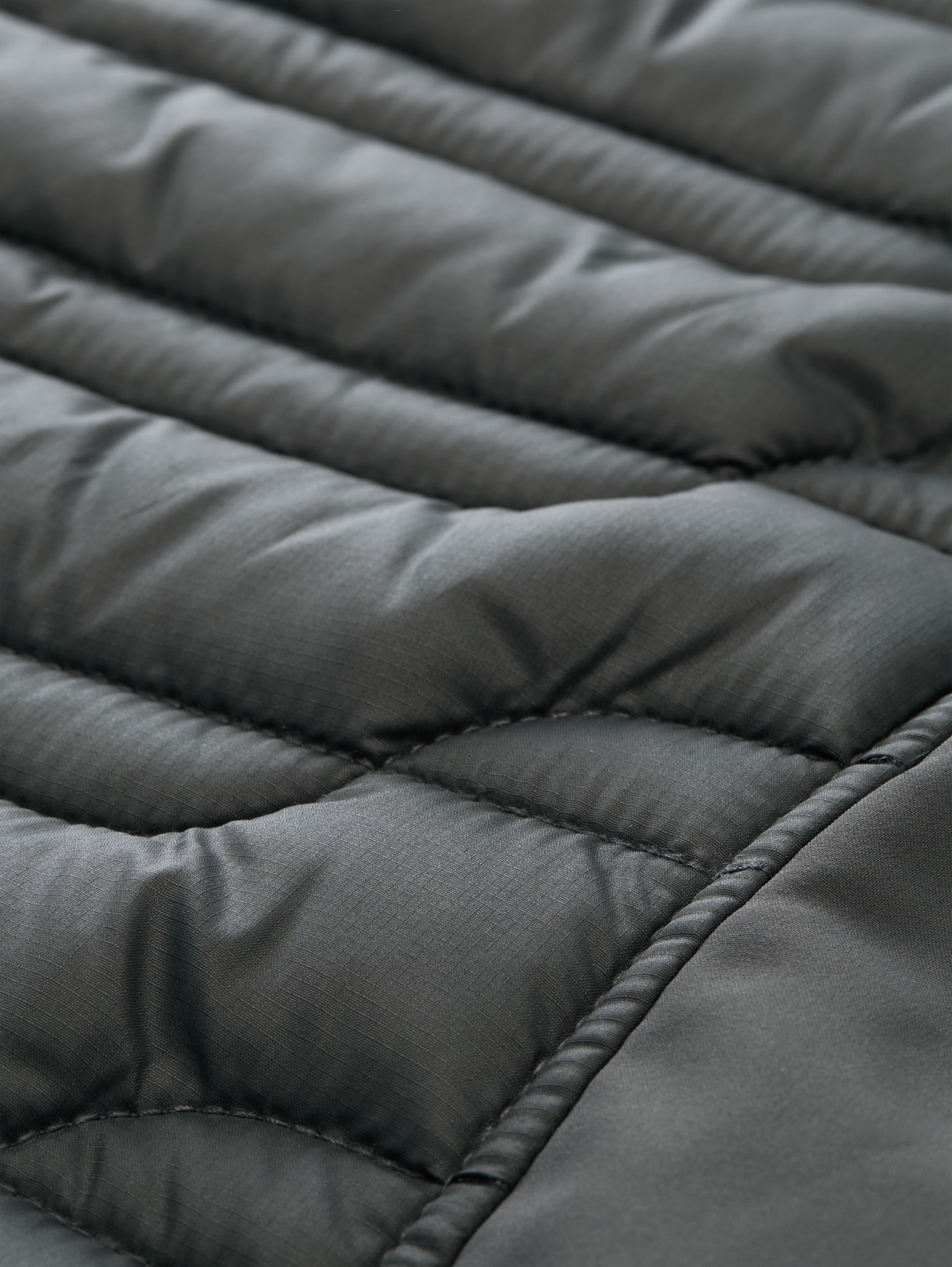 Lightweight Hybrid Steppjacke mit Stehkragen - Darkest Olive - Produkt-Detail-Ansicht