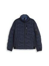 Geselecteerd, Hybride gewatteerde jas met opbergbare capuchon door Tom Tailor, blauw