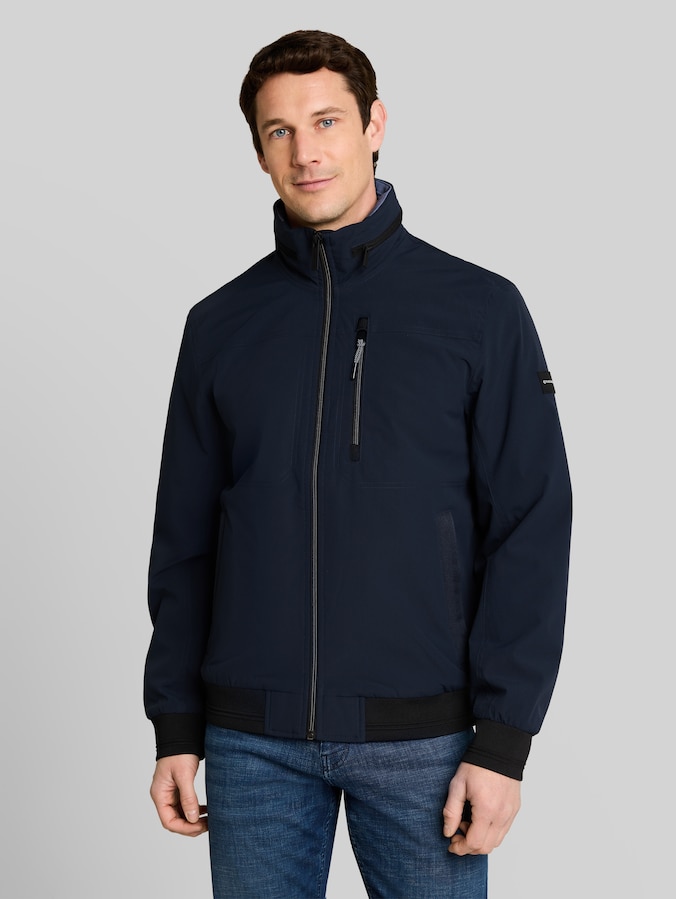 Blouson met opbergbare capuchon door Men, sky captain blue