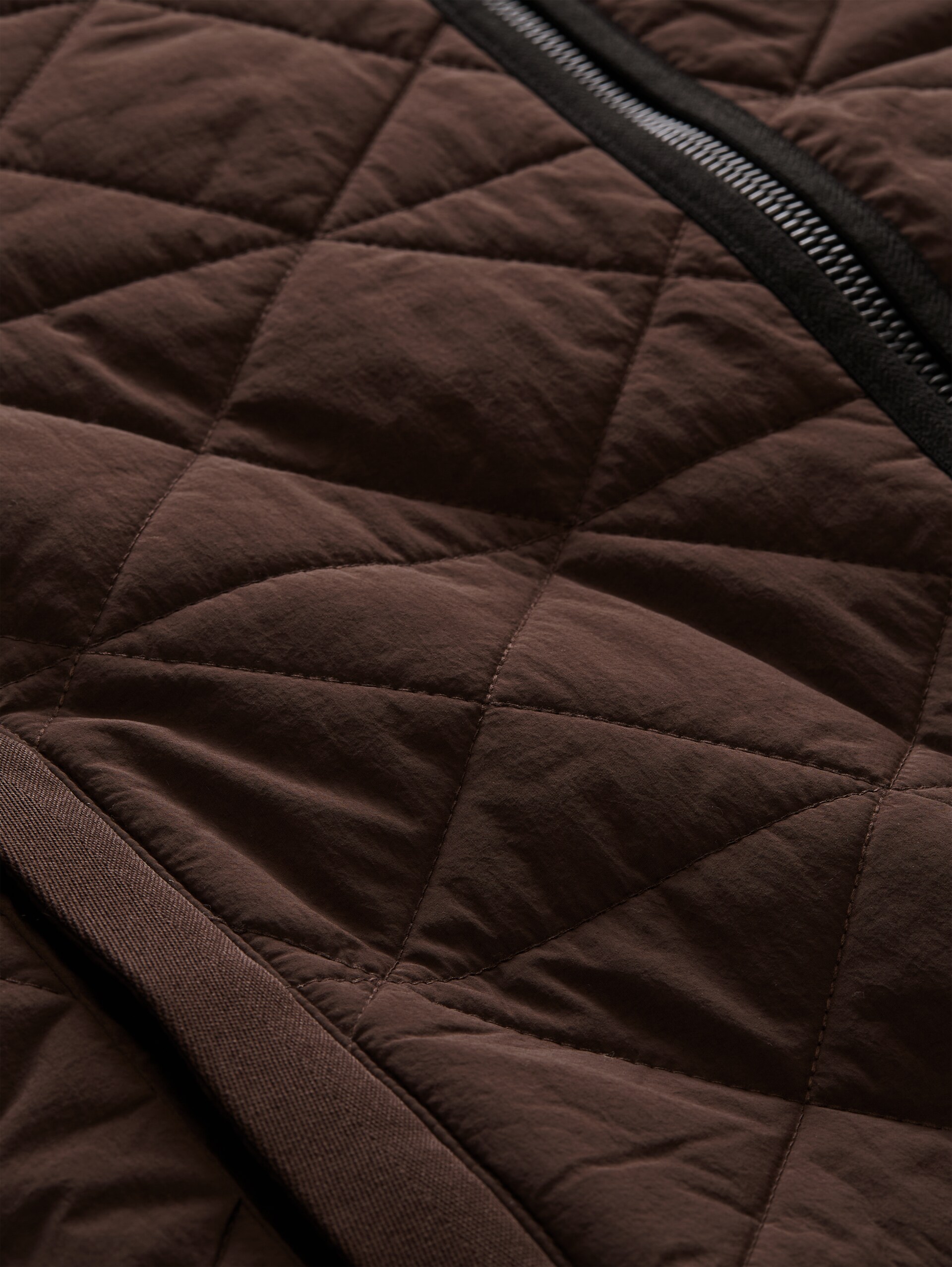 Bomberjacke aus wasserabweisendem Material - java dark brown - Produkt-Detail-Ansicht