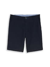 Geselecteerd, Jacquard chino-short van katoen door Tom Tailor, blauw