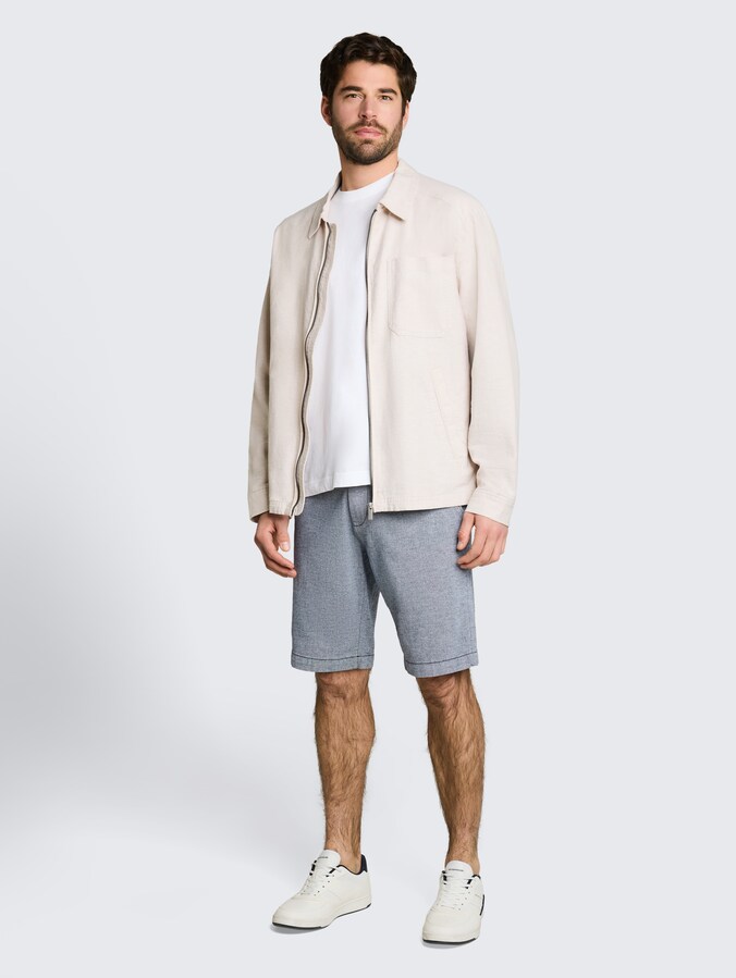Chino Shorts mit Stretch von Men, navy structure