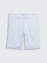 Chino-short met stretch - light blue structure - Product vooraanzicht