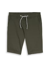 Nicht ausgewählt, Chino Shorts mit Kordelzug von Tom Tailor, grün