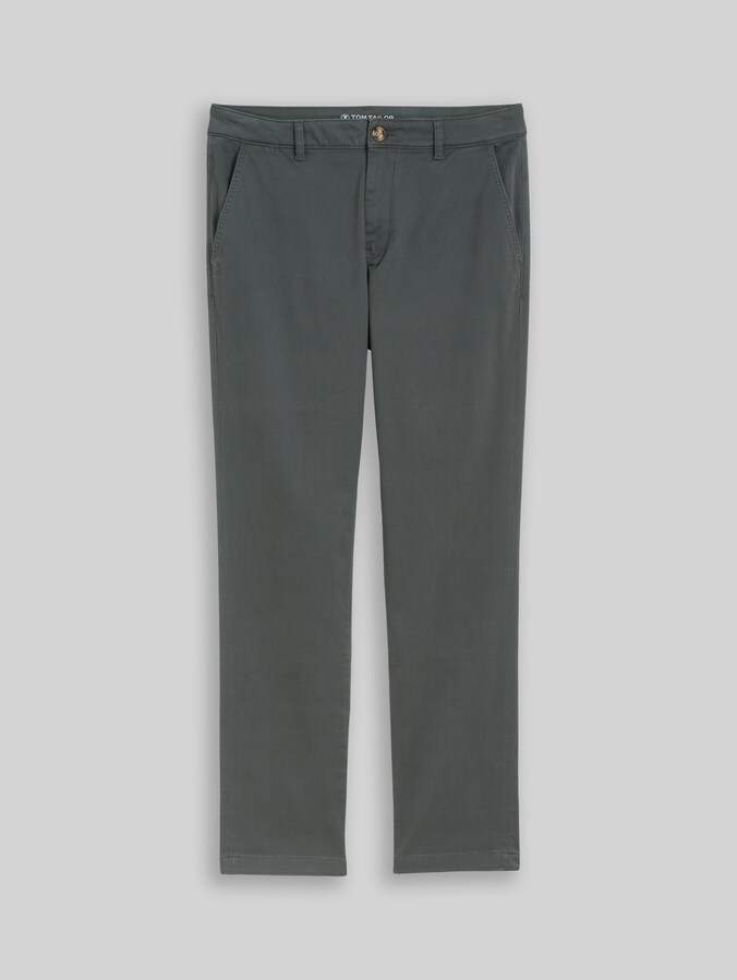 Regular Fit Chino Hose von Men, Darkest Olive