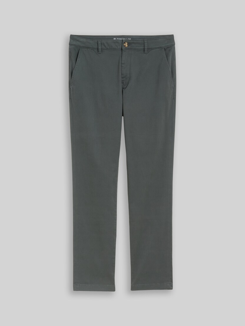 Pantalon chino coupe classique par Men, Darkest Olive