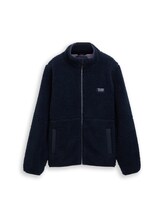 Ausgewählt, Teddy Jacke mit Stehkragen von Tom Tailor, blau