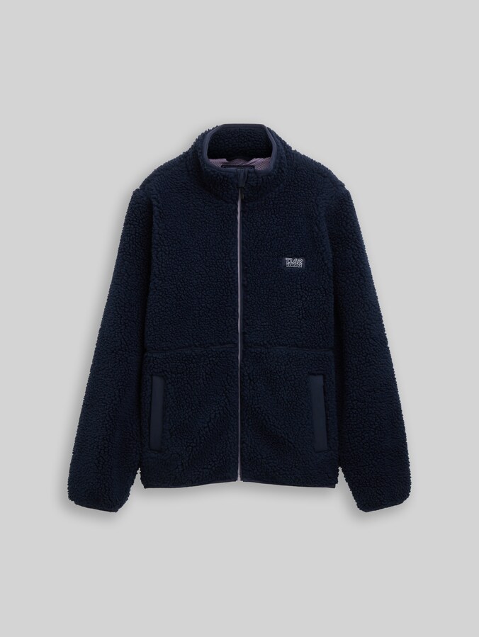 Teddy Jacke mit Stehkragen von Teen Boys, sky captain blue