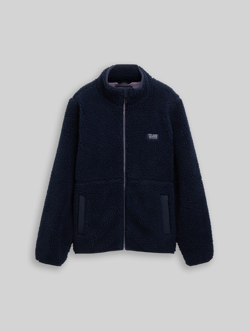 Teddy Jacke mit Stehkragen von Teen Boys, sky captain blue